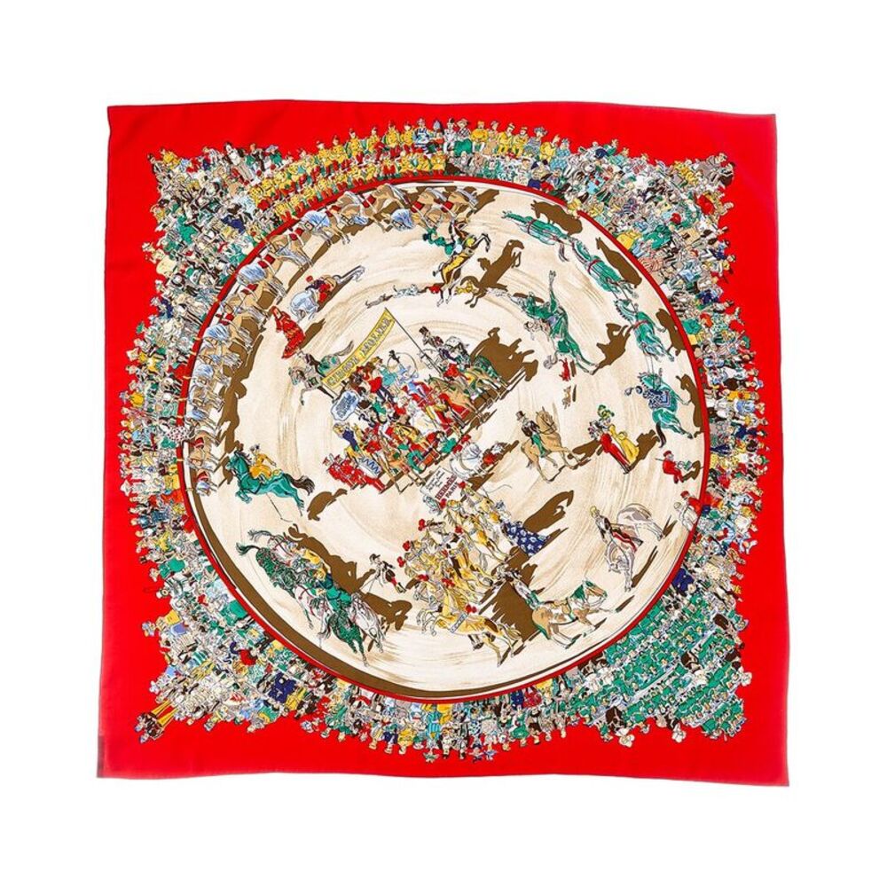 Hermès Cirque Molier Philippe Dumas Silk Scarf (Authentic Pre-Loved)